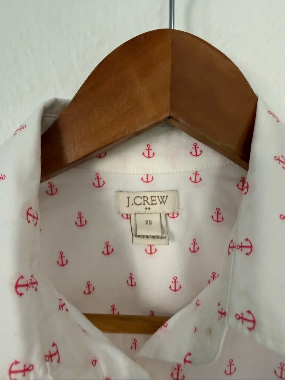 J. Crew tailored button